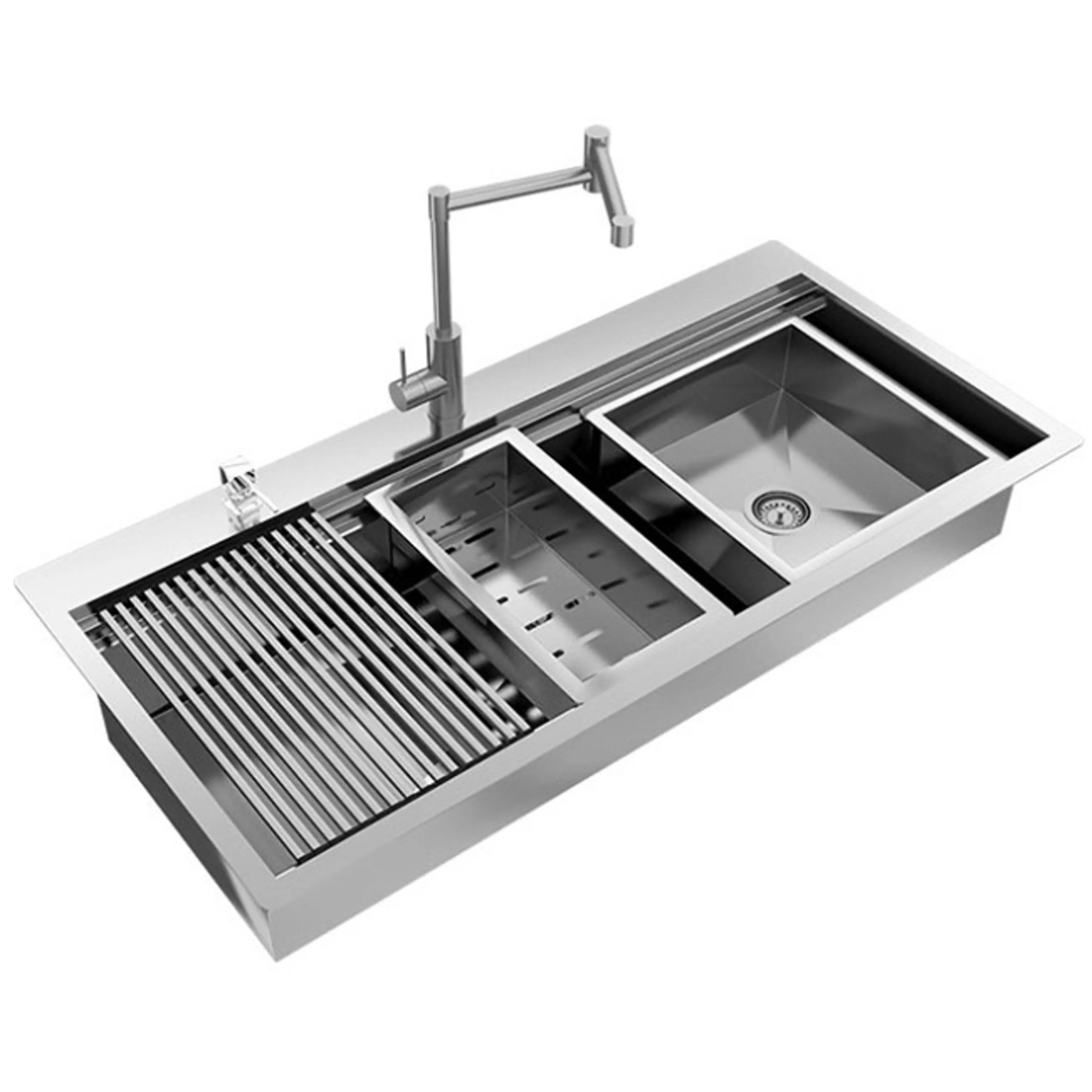 سینک توکار باکسی کن مدل CN 104 سینک توکار باکسی کن مدل CN 104